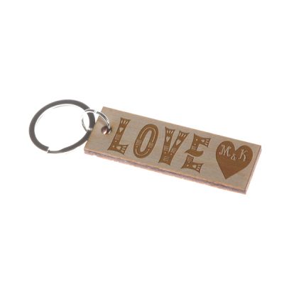 μπρελοκ για κλειδια με χαραξη LOVE31B